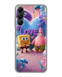 Чехол для Samsung Galaxy A05s с картинкой «Губка Боб Патрик»