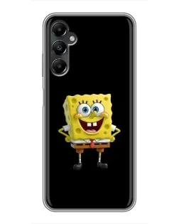 Чехол для Samsung Galaxy A05s с картинкой «Классический Губка Боб»