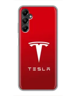 Чехол для Samsung Galaxy A05s с картинкой «Tesla Red Classic»