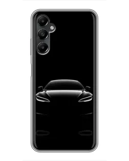 Чехол для Samsung Galaxy A05s с картинкой «Силуэт Tesla Night»