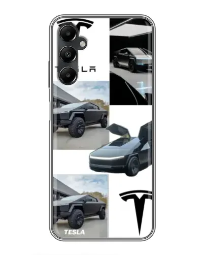Чехол для Samsung Galaxy A05s с картинкой «Коллаж Cybertruck Tesla» Чехол для Samsung Galaxy A05s с картинкой «Коллаж Cybertruck Tesla»
