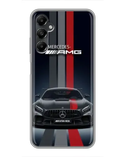 Чехол для Samsung Galaxy A05s с картинкой «Mercedes — белый карбон»