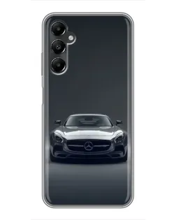 Чехол для Samsung Galaxy A05s с картинкой «Mercedes на черном»