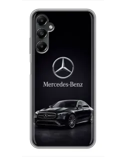 Чехол для Samsung Galaxy A05s с картинкой «Mercedes — решетка радиатора»