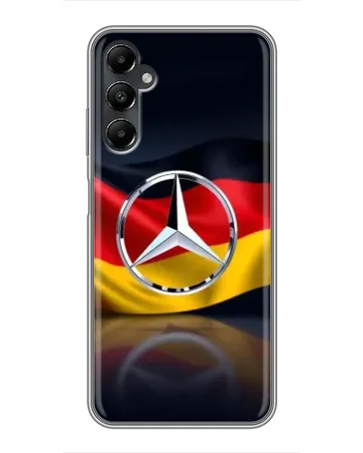 Чехол для Samsung Galaxy A05s с картинкой «Mercedes — флаг Германии»