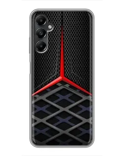 Чехол для Samsung Galaxy A05s с картинкой «Mercedes Carbon Grid»