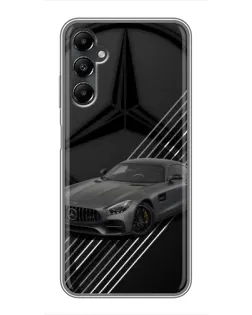 Чехол для Samsung Galaxy A05s с картинкой «Mercedes AMG — графика»