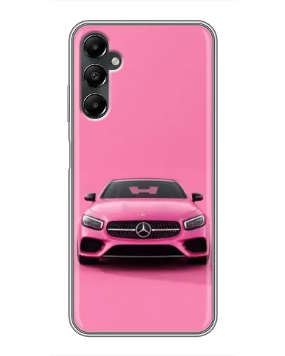 Чехол для Samsung Galaxy A05s с картинкой «Розовый Mercedes AMG»