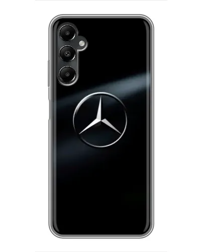 Чехол для Samsung Galaxy A05s с картинкой «Mercedes на металле»