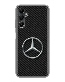 Чехол для Samsung Galaxy A05s с картинкой «Карбоновый Mercedes стиль»