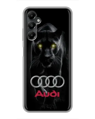 Чехол для Samsung Galaxy A05s с картинкой «Пантера и Audi»