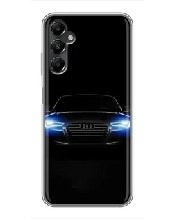 Чехол для Samsung Galaxy A05s с картинкой «Audi в неоне»