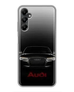 Чехол для Samsung Galaxy A05s с картинкой «Audi — градиентный контур»