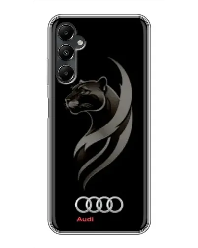 Чехол для Samsung Galaxy A05s с картинкой «Графика — пантера и Audi»