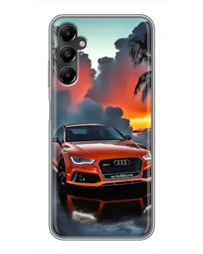 Чехол для Samsung Galaxy A05s с картинкой «Audi — закат»