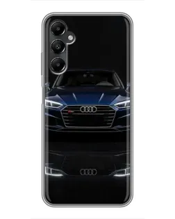 Чехол для Samsung Galaxy A05s с картинкой «Audi — ночное отражение»