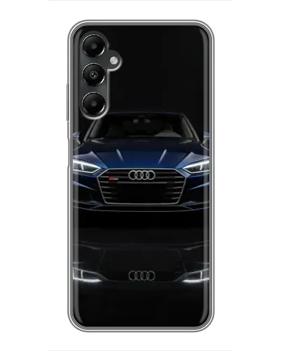 Чехол для Samsung Galaxy A05s с картинкой «Audi — ночное отражение»