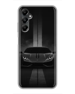 Чехол для Samsung Galaxy A05s с картинкой «Lamborghini симметрия дорог»