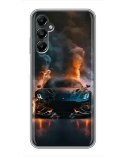 Чехол для Samsung Galaxy A05s с картинкой «Lamborghini дымная эстетика»