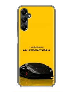 Чехол для Samsung Galaxy A05s с картинкой «Lamborghini Huracan черный»