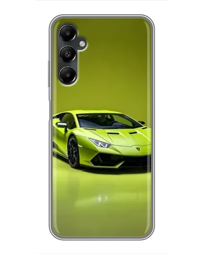 Чехол для Samsung Galaxy A05s с картинкой «Салатовый Lamborghini Huracan»