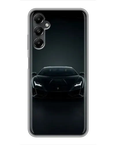 Чехол для Samsung Galaxy A05s с картинкой «Черный Lamborghini Aventador»