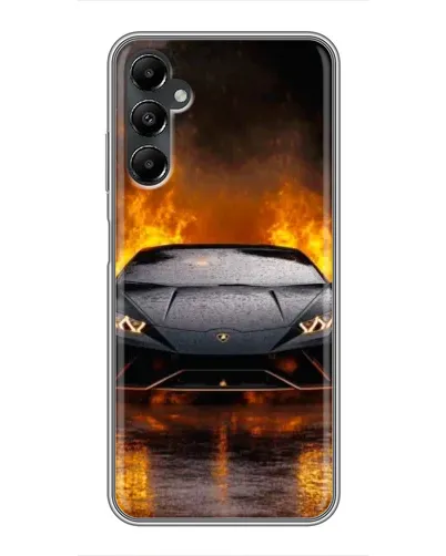 Чехол для Samsung Galaxy A05s с картинкой «Lamborghini в огне»