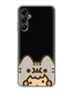 Чехол для Samsung Galaxy A05s с картинкой «Пушин на черном»