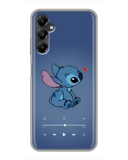 Чехол для Samsung Galaxy A05s с картинкой «Музыкальный Stitch»