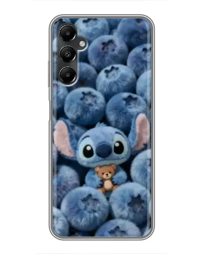 Чехол для Samsung Galaxy A05s с картинкой «Стич и голубика» Чехол для Samsung Galaxy A05s с картинкой «Стич и голубика»