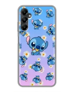 Чехол для Samsung Galaxy A05s с картинкой «Паттерн со Стичем»