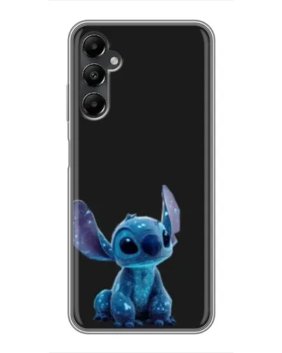 Чехол для Samsung Galaxy A05s с картинкой «Стич на черном»