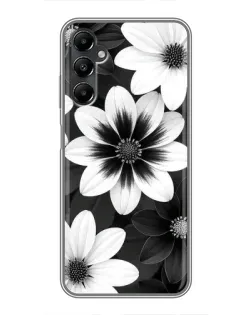 Чохол для Samsung Galaxy A05s з картинкою «Монохромні айстри»