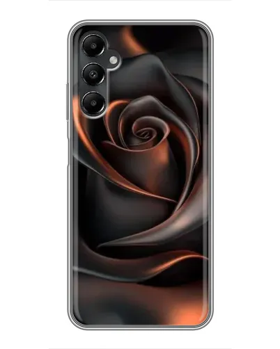 Чохол для Samsung Galaxy A05s з картинкою «Шовкова чорна троянда»