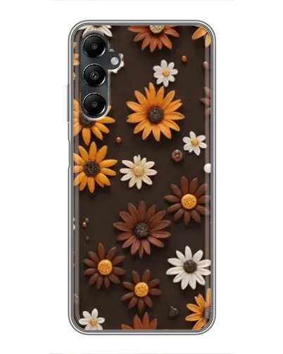Чохол для Samsung Galaxy A05s з картинкою «Візерунок з маленьких соняшників»
