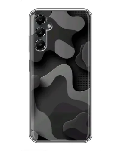 Чехол для Samsung Galaxy A05s с картинкой «Темный абстрактный камуфляж»
