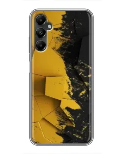 Чехол для Samsung Galaxy A05s с картинкой «Золотые осколки геометрии»