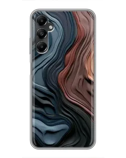 Чехол для Samsung Galaxy A05s с картинкой «Цветные волны каньона»