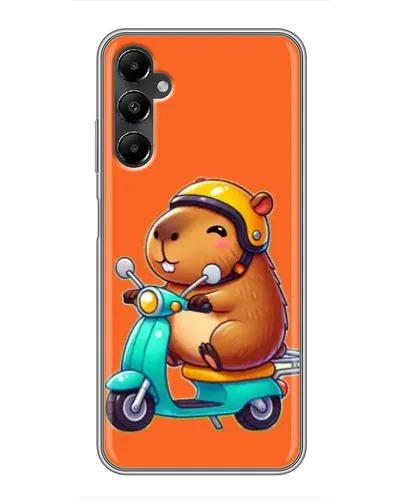 Чехол для Samsung Galaxy A05s с картинкой «Капибара на скутере» Чехол для Samsung Galaxy A05s с картинкой «Капибара на скутере»