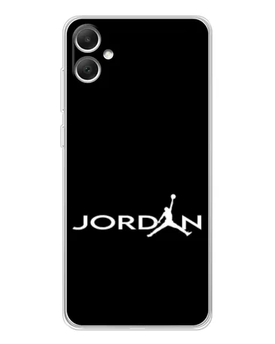 Чехол для Samsung Galaxy A06 с картинкой «Jordan White Logo»