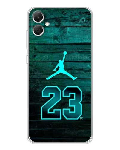Чехол для Samsung Galaxy A06 с картинкой «Jordan Cyan 23»