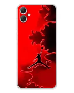 Чехол для Samsung Galaxy A06 с картинкой «Jordan Red Smoke»