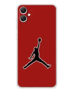 Чехол для Samsung Galaxy A06 с картинкой «Jordan Red Back»