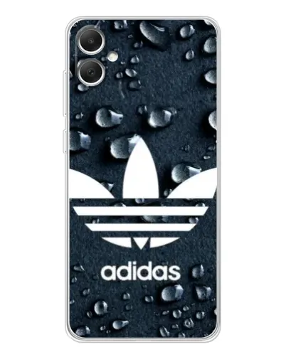 Чехол для Samsung Galaxy A06 с картинкой «Adidas Trefoil Blue»