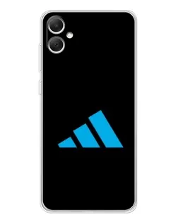 Чехол для Samsung Galaxy A06 с картинкой «Adidas Cyan Logo»