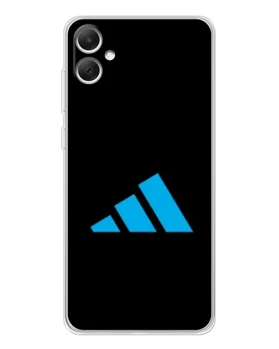 Чехол для Samsung Galaxy A06 с картинкой «Adidas Cyan Logo»