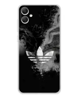 Чехол для Samsung Galaxy A06 с картинкой «Абстрактный дым Adidas»