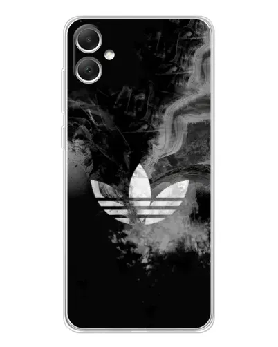 Чехол для Samsung Galaxy A06 с картинкой «Абстрактный дым Adidas»