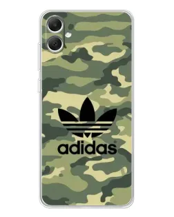 Чехол для Samsung Galaxy A06 с картинкой «Милитари стиль Adidas»