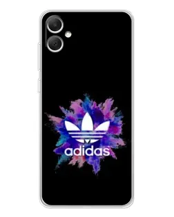 Чехол для Samsung Galaxy A06 с картинкой «Взрыв красок Adidas»